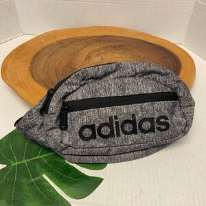 Adidas Grey Fanny Pack Athletic Bumbag
